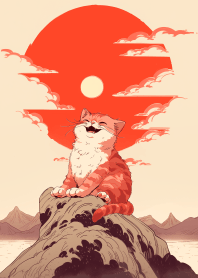 浮世繪貓咪征服富士山3!