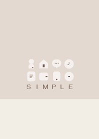 SIMPLE(beige brown)V.803b