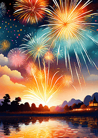 Beautiful Fireworks Theme#47