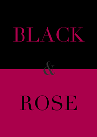 black & rose red