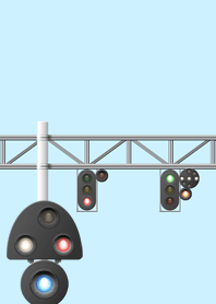 鉄道の信号と標識