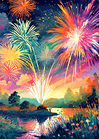 Beautiful Fireworks Theme#412