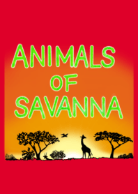 savanna of animals