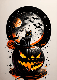 halloween cat Ae5849