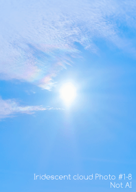Iridescent cloud Photo #1-8 Not AI
