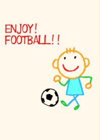 クレヨンのらくがき サッカーバージョン