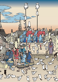 ポンゲをさがせ！ 歌川広重「日本橋」