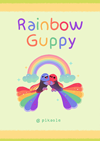Rainbow guppy