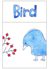 鳥の着せかえ。お正月の南天 #新年