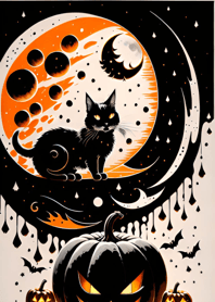 halloween cat DDa5BC