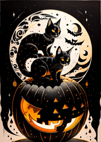 浮世絵万聖節猫 ea0DBC