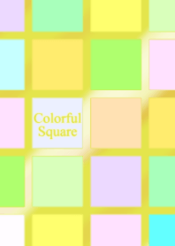 Colorful square theme