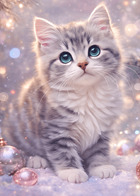 Sparkly Fluffy Kitten | Dreamy Snow#4