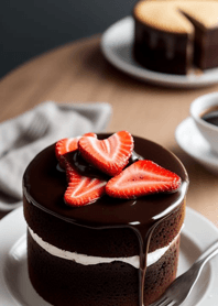 咖啡草莓巧克力蛋糕 gGssu