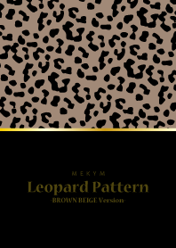 Leopard Pattern 11 -BROWN BEIGE Version-