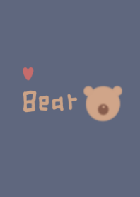 BEAR / DULL BLUE