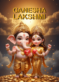 Ganesha&Lakshmi -Luck,Rich