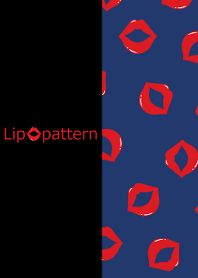 Lip pattern -Red-