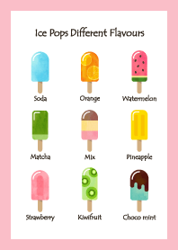 Ice Pops Different Flavours♫