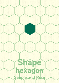 Shape hexagon moegiiro