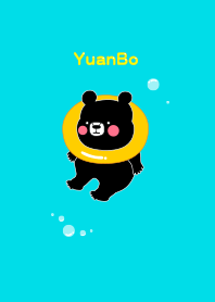 หมีดำ_YuanBo_ว่ายน้ำในฤดูร้อน