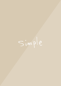 Simple 2 color beige13