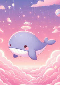 Bright cute little whale n.4