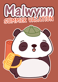 Malwynn the Panda Bear Summer Vacation