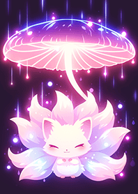 ⭐魔法きのこの桃花九尾狐❤️