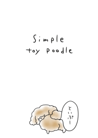 simple toy poodle pleasant