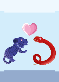 ekst blue (tiger) love red (snake)