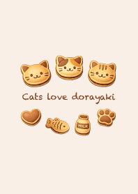 Cats love dorayaki_white7