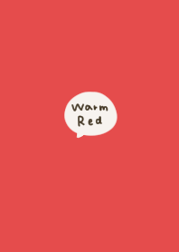 warm red. simple.