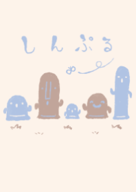 moni haniwa dull color blue