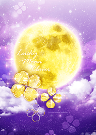Clover Full Moon -purple-
