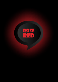 Rose Red Button In Black V.4