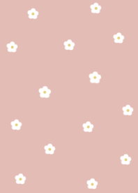 flower pattern =beigepink=