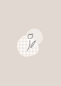 Simple tulip / beige