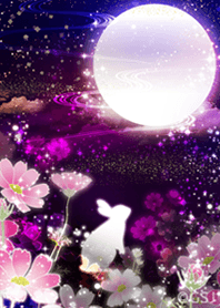 賞月兔與秋櫻花