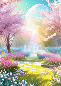 優美な春の風景の着せかえ(Spring-779)