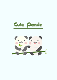 かわいい楽しいパンダ