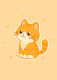 Soft-Heart Orange Cat