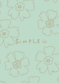 Flower of a line Green4 from Japan