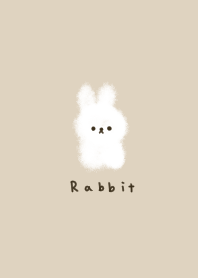 ふんわりうさぎとベージュ。
