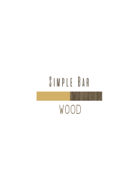 Simple Bar -WOOD-