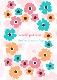 Flower pattern ~North European image~