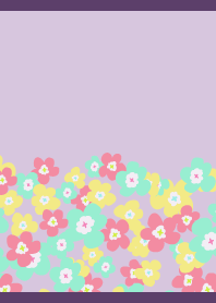 Northern Flowers9 on purple