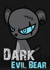 Dark Evil Bear BLUE
