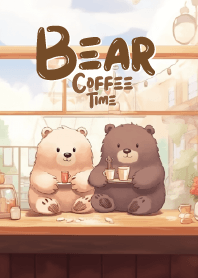 cute bear in restaurant 2