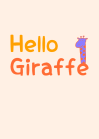 Hello Giraffe orange 19